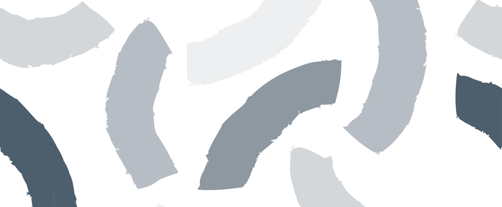 Blue and gray organic shapes on a white background in the brand color scheme for Coffee County Bank